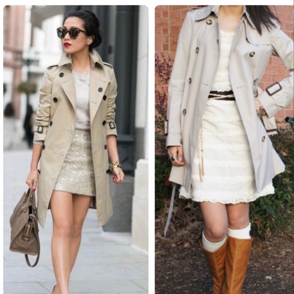 Burberry Jackets & Blazers - 🎊S🚫LD🏦! NEW 🧥 Burberry Harbourne Stone Trench Coat RARE sz 0! 🧥